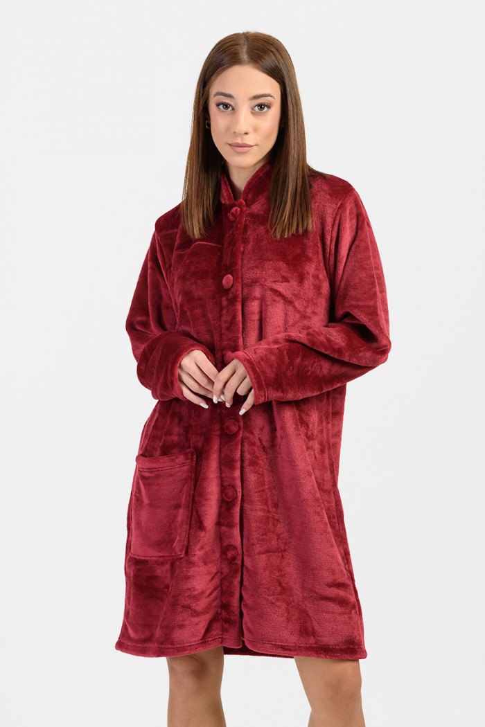 Women's hoodless robe KOYOTE KΓ5337 BORNTO
