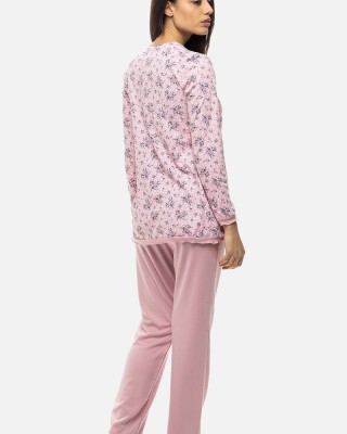 Damen Winter Schlafanzug KOYOTE mit 3 Knöpfen KΓ5338