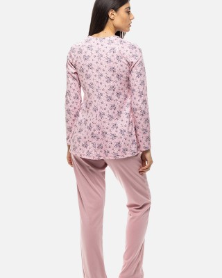 Damen Winter Schlafanzug KOYOTE mit V KΓ5347a