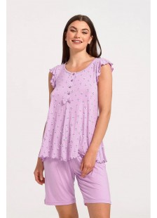 Women's Pajama Capri KOYOTE KΓ6231 LILA