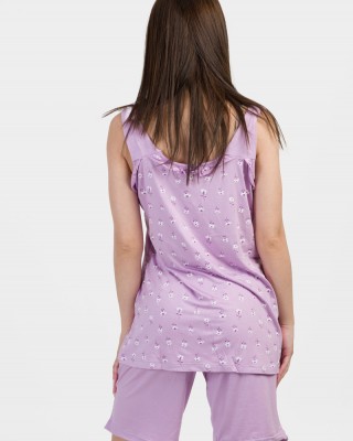 Sommer Frauen Pyjama KOYOTE KΓ6233 LILA