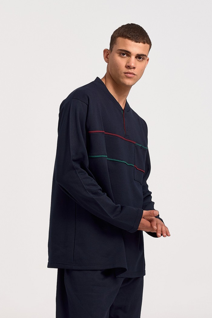 Winter Pajamas KOYOTE with buttons KΓ1205