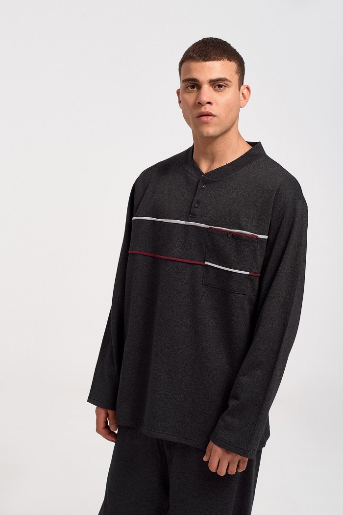 Winter Pajamas KOYOTE with buttons KΓ1205