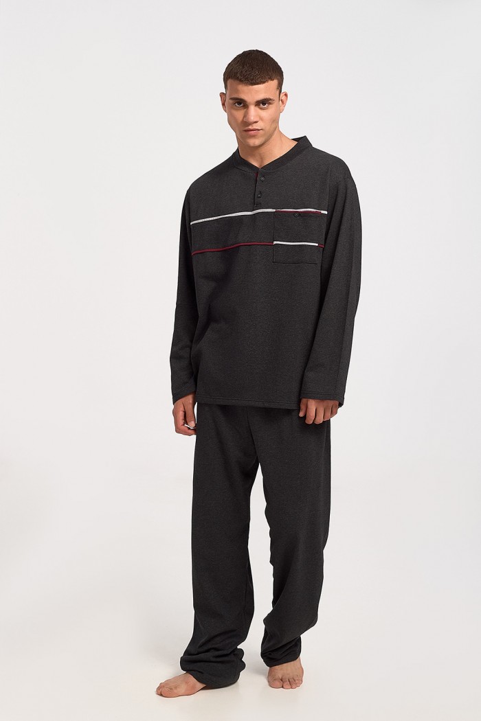 Winter Pajamas KOYOTE with buttons KΓ1205