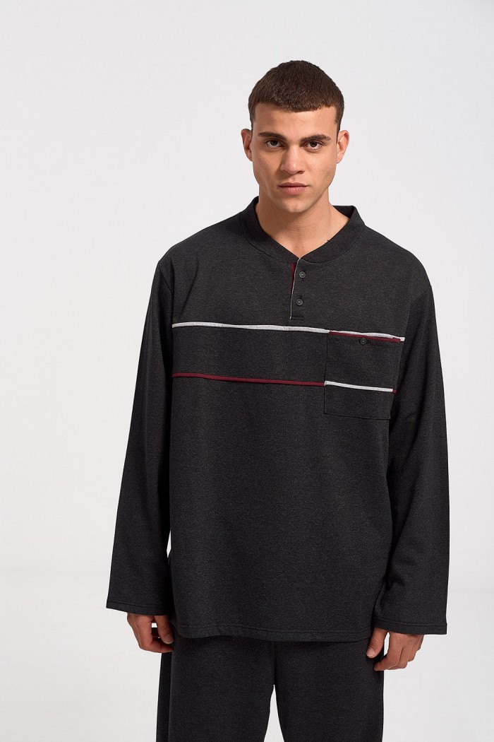 Winter Pajamas KOYOTE with buttons KΓ1205