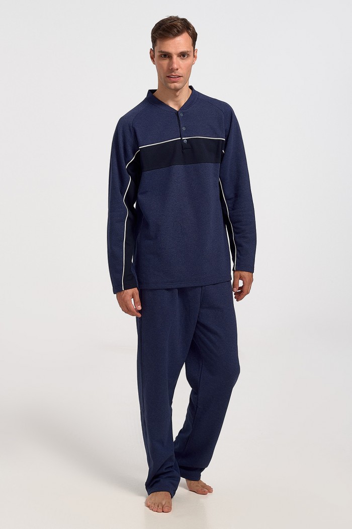 Winter Pajamas KOYOTE with buttons KΓ1206