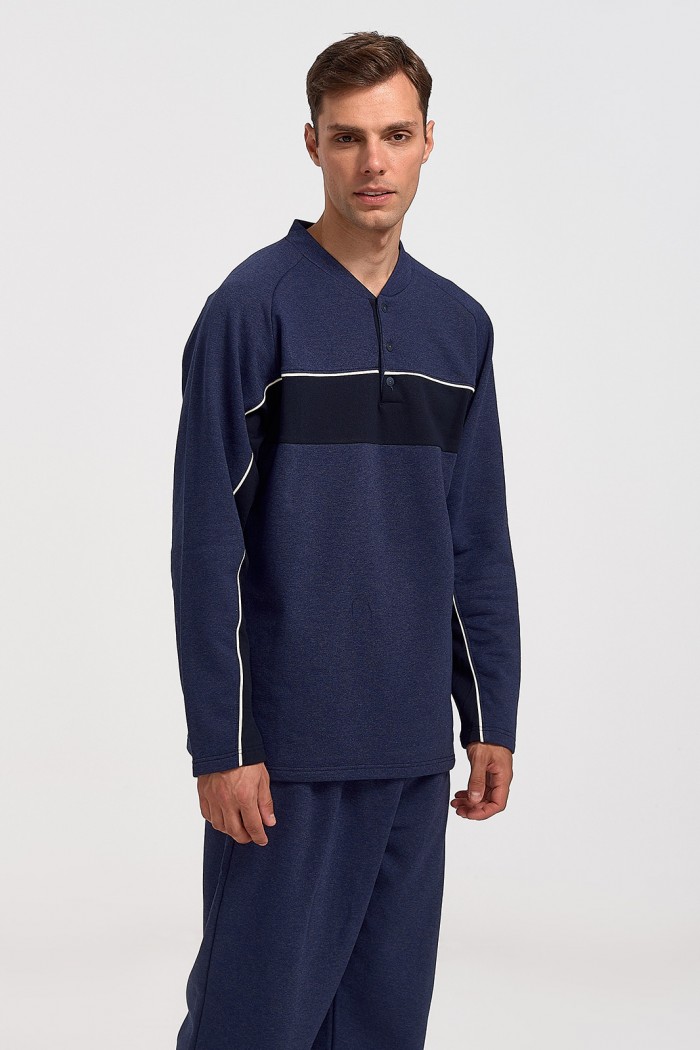 Winter Pajamas KOYOTE with buttons KΓ1206