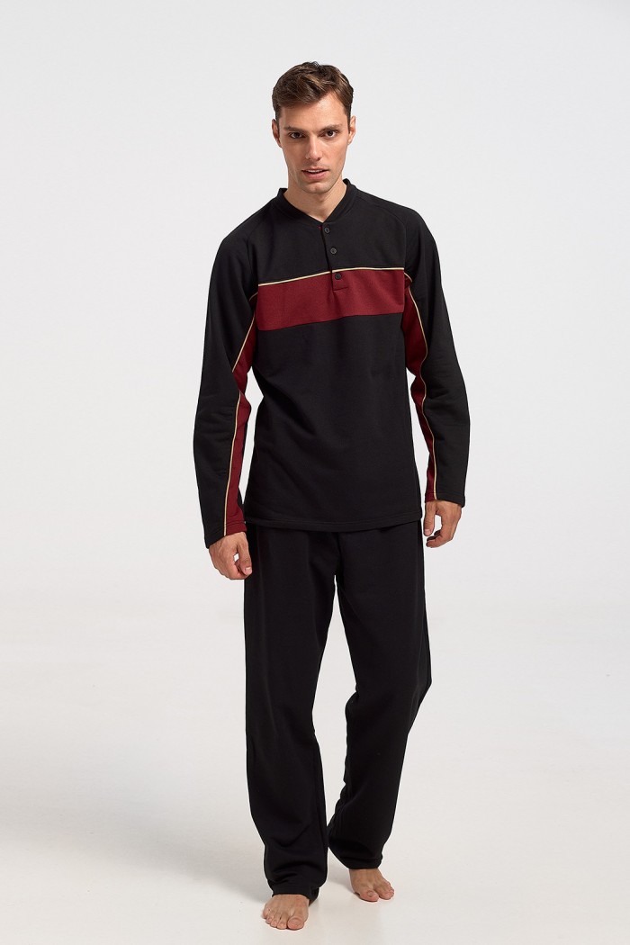 Winter Pajamas KOYOTE with buttons KΓ1206