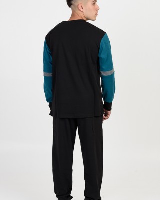 Autumn Men's Pajama KOYOTE KΓ1401 Black