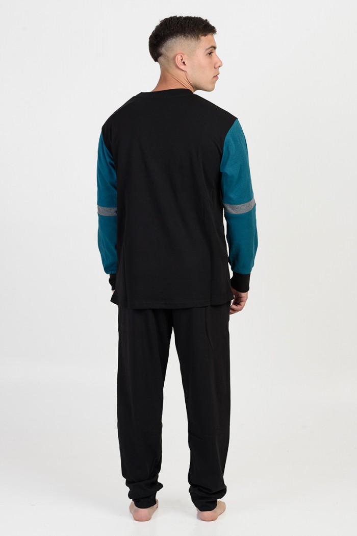 Autumn Men's Pajama KOYOTE KΓ1401 Black