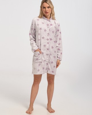 KOYOTE KΓ5301b Stars Lila fluffy robe KOYOTE KΓ5301b Stars Lila