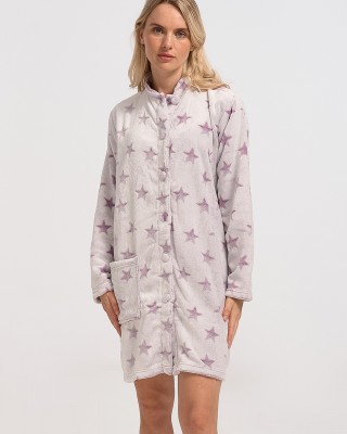 KOYOTE KΓ5301b Stars Lila fluffy robe KOYOTE KΓ5301b Stars Lila