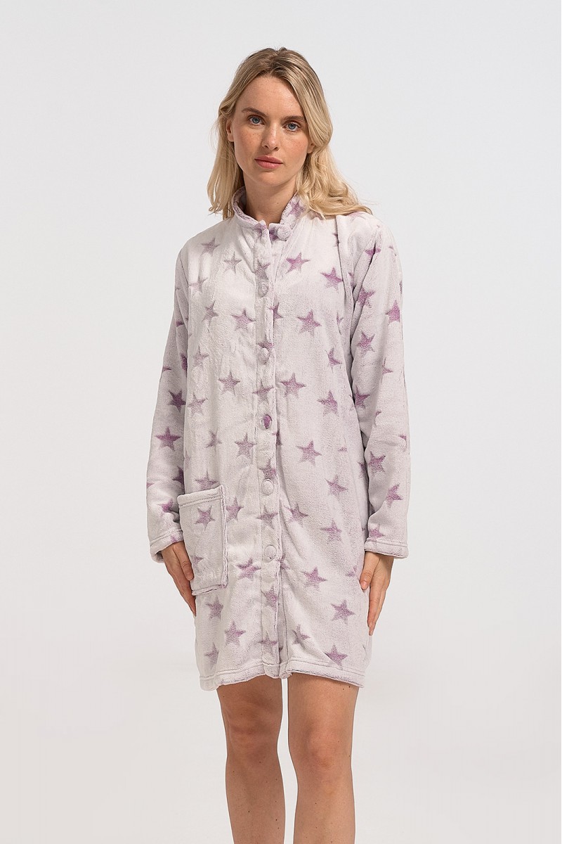 KOYOTE KΓ5301b Stars Lila fluffy robe KOYOTE KΓ5301b Stars Lila KOYOTE KΓ5301b Stars Lila fluffy robe KOYOTE KΓ5301b Stars Lila