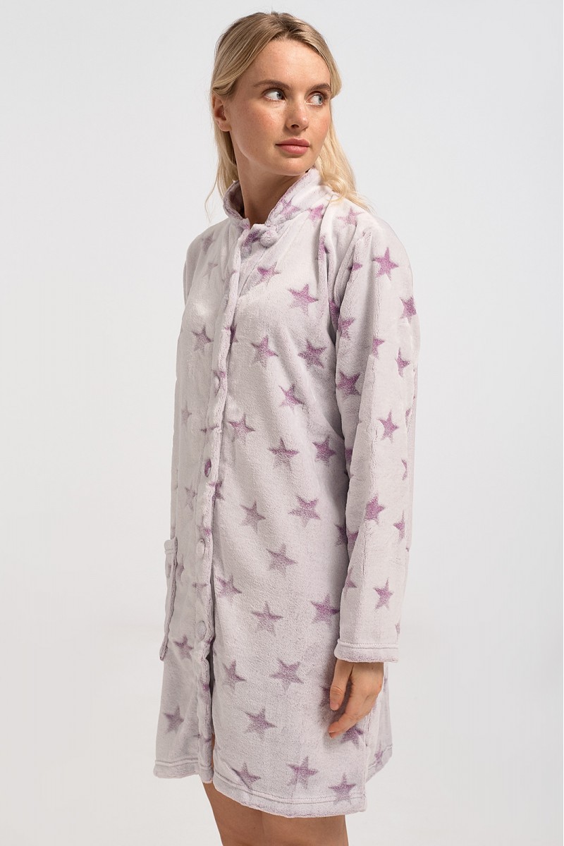 KOYOTE KΓ5301b Stars Lila fluffy robe KOYOTE KΓ5301b Stars Lila KOYOTE KΓ5301b Stars Lila fluffy robe KOYOTE KΓ5301b Stars Lila