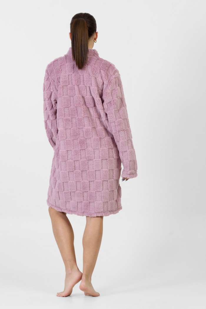 Women's hoodless robe KOYOTE KΓ5439 ROZ