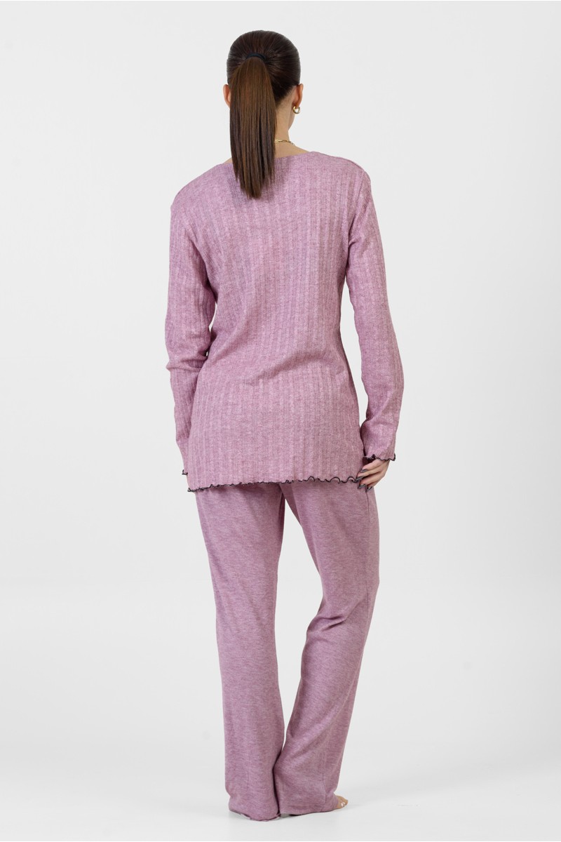 Women's winter pajamas KOYOTE KΓ5446 ROZ Women's winter pajamas KOYOTE KΓ5446 ROZ