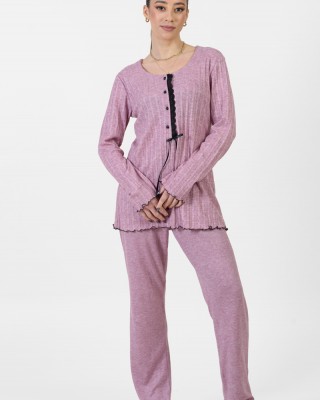 Women's winter pajamas KOYOTE KΓ5446 ROZ