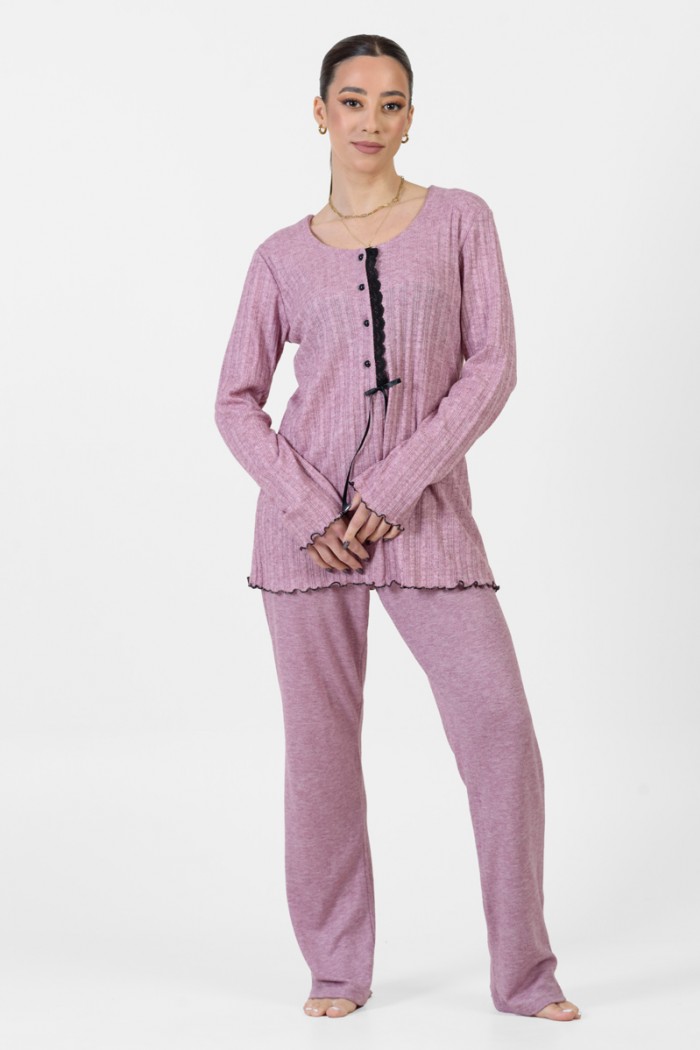 Women's winter pajamas KOYOTE KΓ5446 ROZ