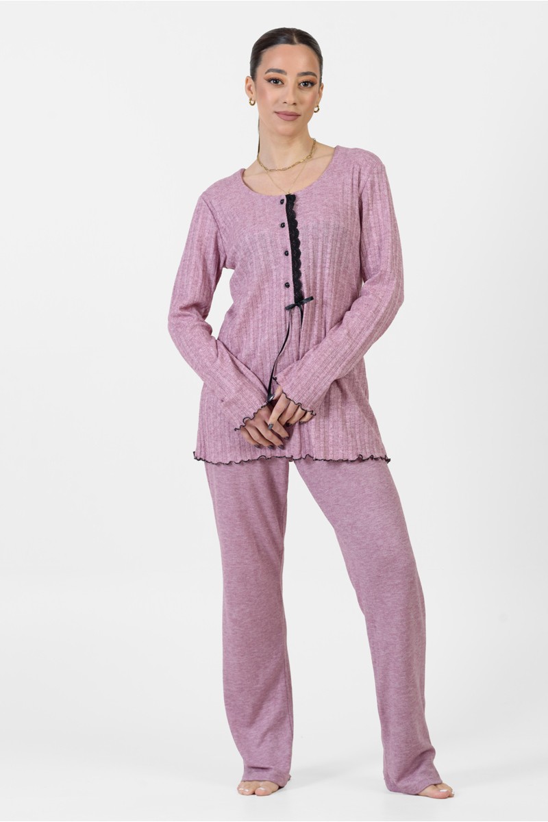 Women's winter pajamas KOYOTE KΓ5446 ROZ Women's winter pajamas KOYOTE KΓ5446 ROZ