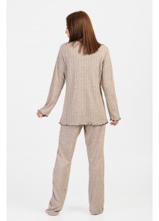 Women's winter pajamas KOYOTE KΓ5446 BEZ Women's winter pajamas KOYOTE KΓ5446 BEZ