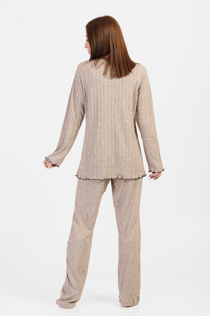 Women's winter pajamas KOYOTE KΓ5446 BEZ