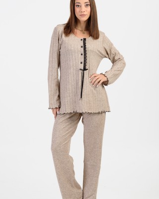 Damen Schlafanzug KOYOTE KΓ5446 BEZ