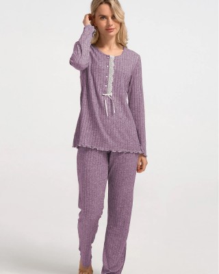 Women's winter pajamas KOYOTE KΓ5446 LILA
