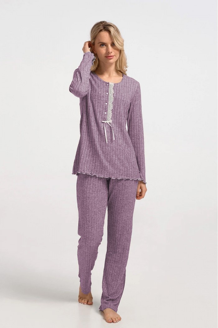 Women's winter pajamas KOYOTE KΓ5446 LILA