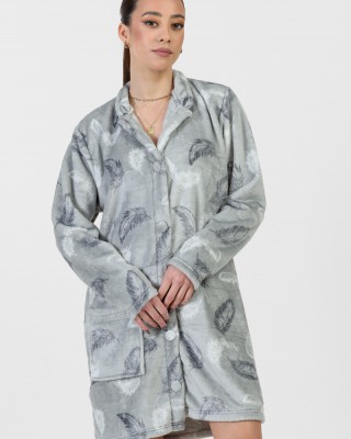 Women's hoodless robe KOYOTE KΓ5451 GARY