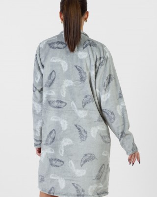 Women's hoodless robe KOYOTE KΓ5451 GARY