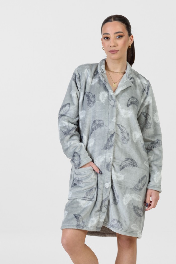 Women's hoodless robe KOYOTE KΓ5451 GARY