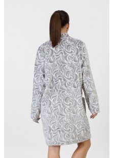 Women's hoodless robe KOYOTE KΓ5451 RIGE PURO Women's hoodless robe KOYOTE KΓ5451 RIGE PURO