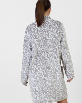 Women's hoodless robe KOYOTE KΓ5451 RIGE PURO