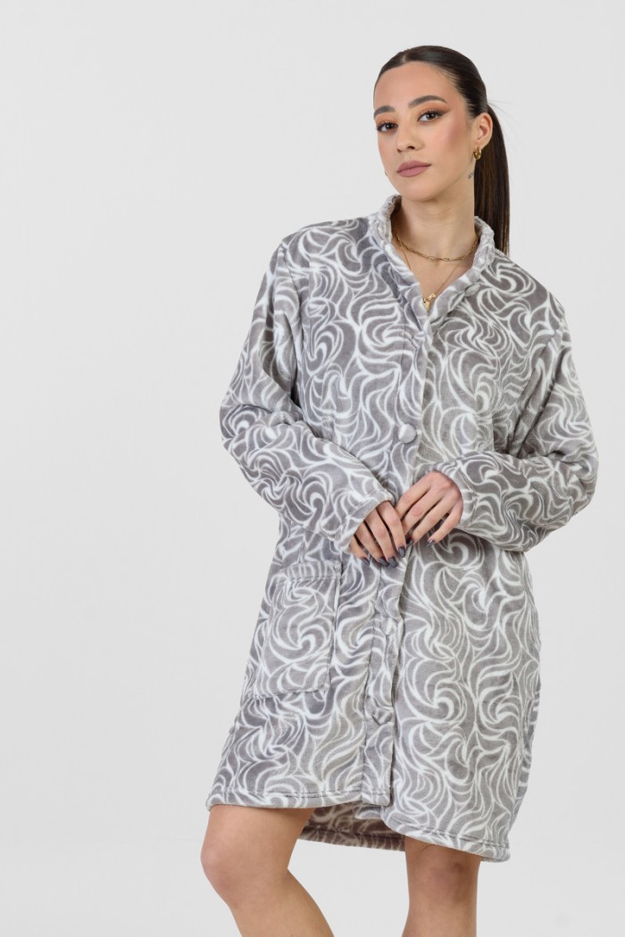 Women's hoodless robe KOYOTE KΓ5451 RIGE PURO