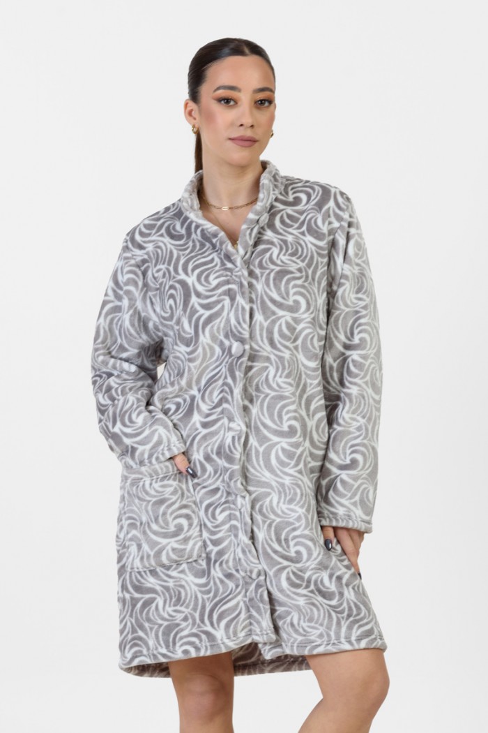 Women's hoodless robe KOYOTE KΓ5451 RIGE PURO