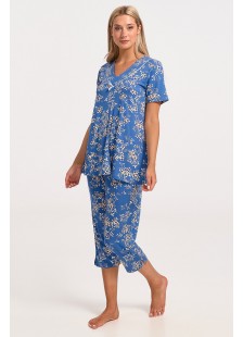 Damen Schlafanzug Capri KOYOTE KΓ6205 RAF Damen Schlafanzug Capri KOYOTE KΓ6205 RAF