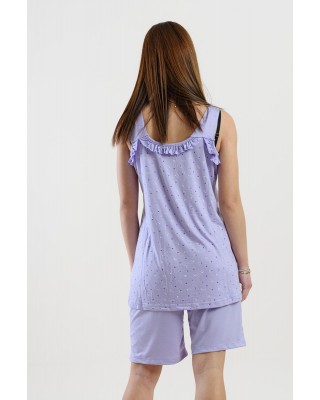 Summer pajama women's KOYOTE KΓ6407 LILA