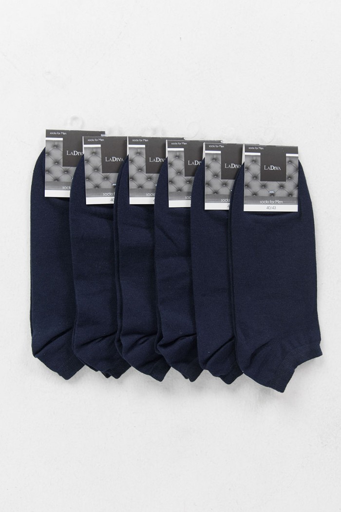 Short Basic 6 Pack LA DIVA Cotton Short Socks LA DIVA Cotton