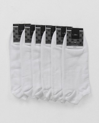 Short Basic 6 Pack LA DIVA Cotton Short Socks LA DIVA Cotton