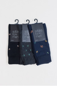 Herrensocken LA DIVA 6 PACK mit Muster