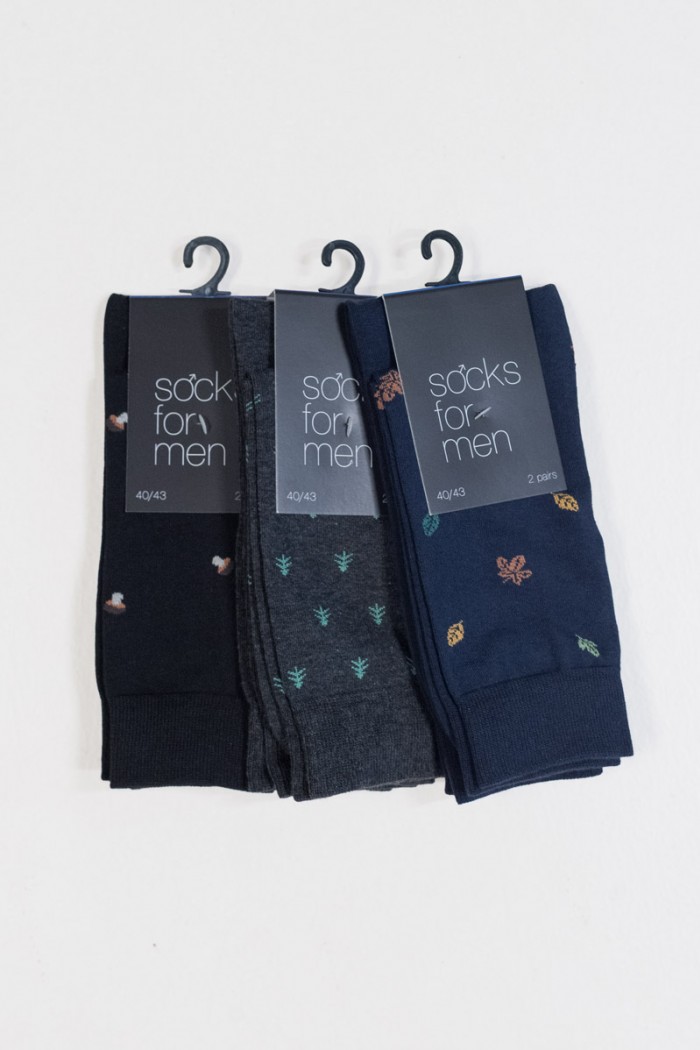 Men's socks LA DIVA 6 PACK with patterns