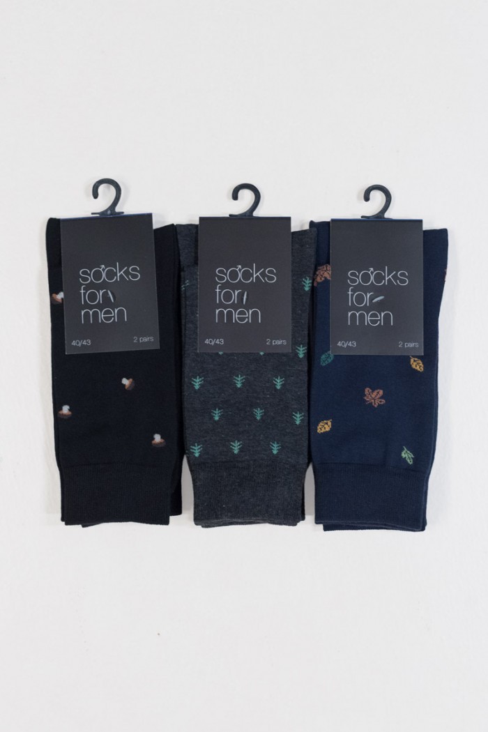 Men's socks LA DIVA 6 PACK with patterns