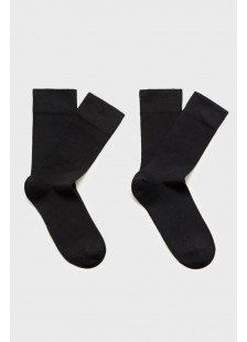 Men's socks LA DIVA 2 PACK MONOCHROME BLACK Men's socks LA DIVA 2 PACK MONOCHROME BLACK