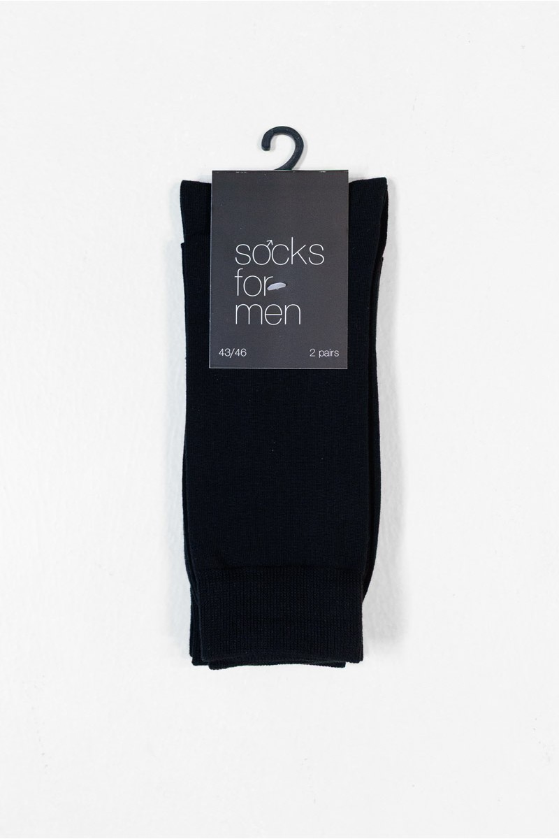 Men's socks LA DIVA 2 PACK MONOCHROME BLACK Men's socks LA DIVA 2 PACK MONOCHROME BLACK