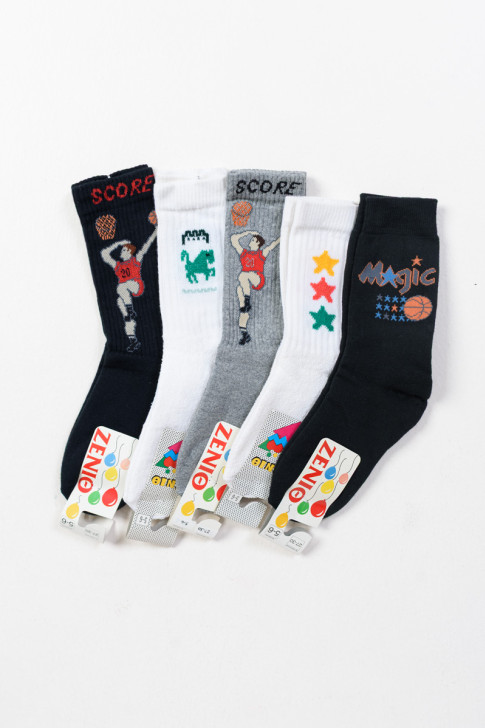 Baumwollsocken ZENITH 5er Pack Combo 8067-1