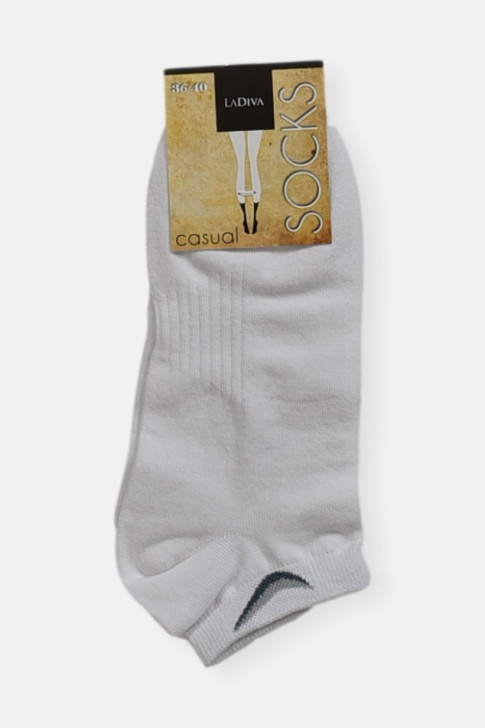 Kurze Socken ICON Schwarz und Weiß