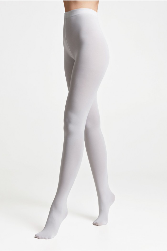 Tights White OPAQUE Transparent tights