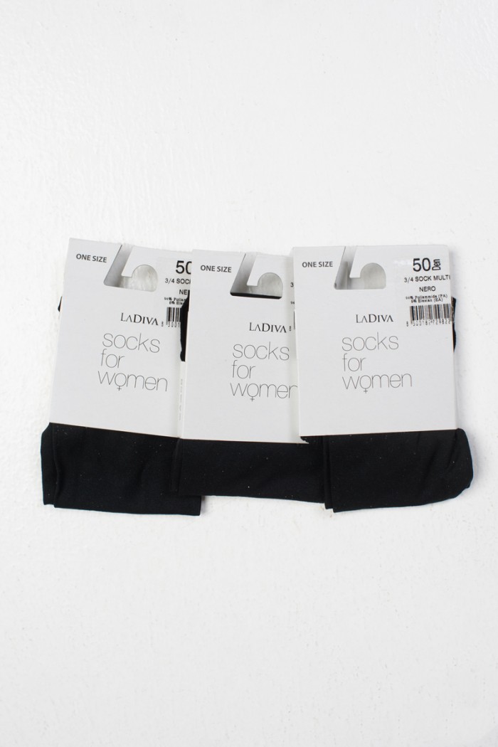 Wasserdichte Socken LA DIVA 50 DEN 3er Pack