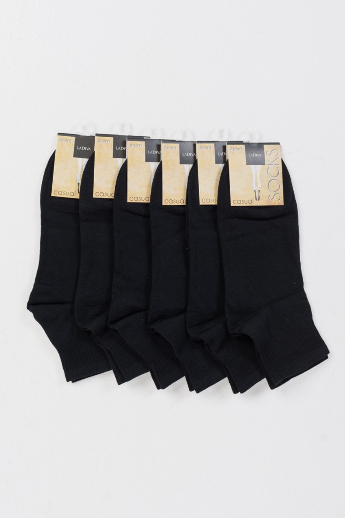Half socks LA DIVA 6 ZEYΓI BLACK