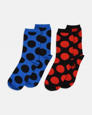 LA DIVA Damensocken in Roux und Rot